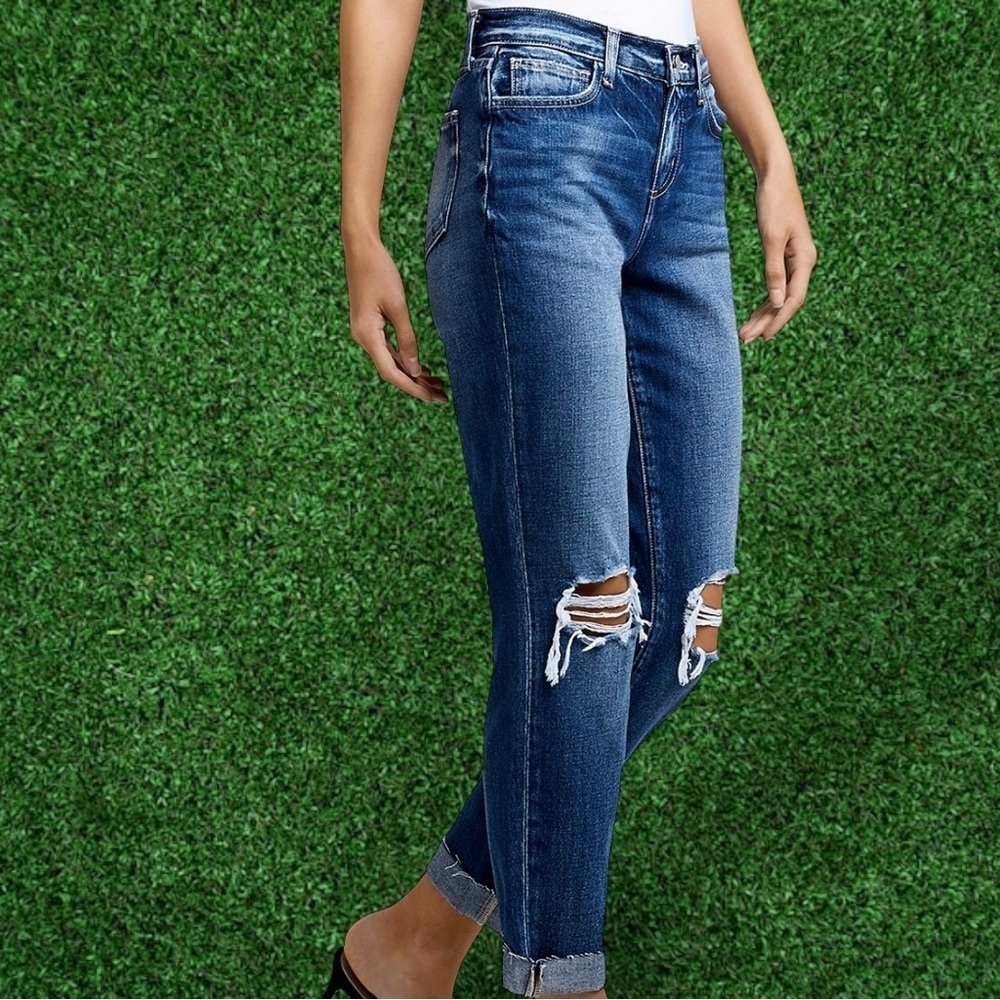 NWOT L’AGENCE ‘Olga’ High-Rise Cuffed Cigarette Jeans in “Amarillo” Size 23